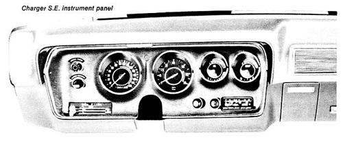 1971 CHARGER Dash